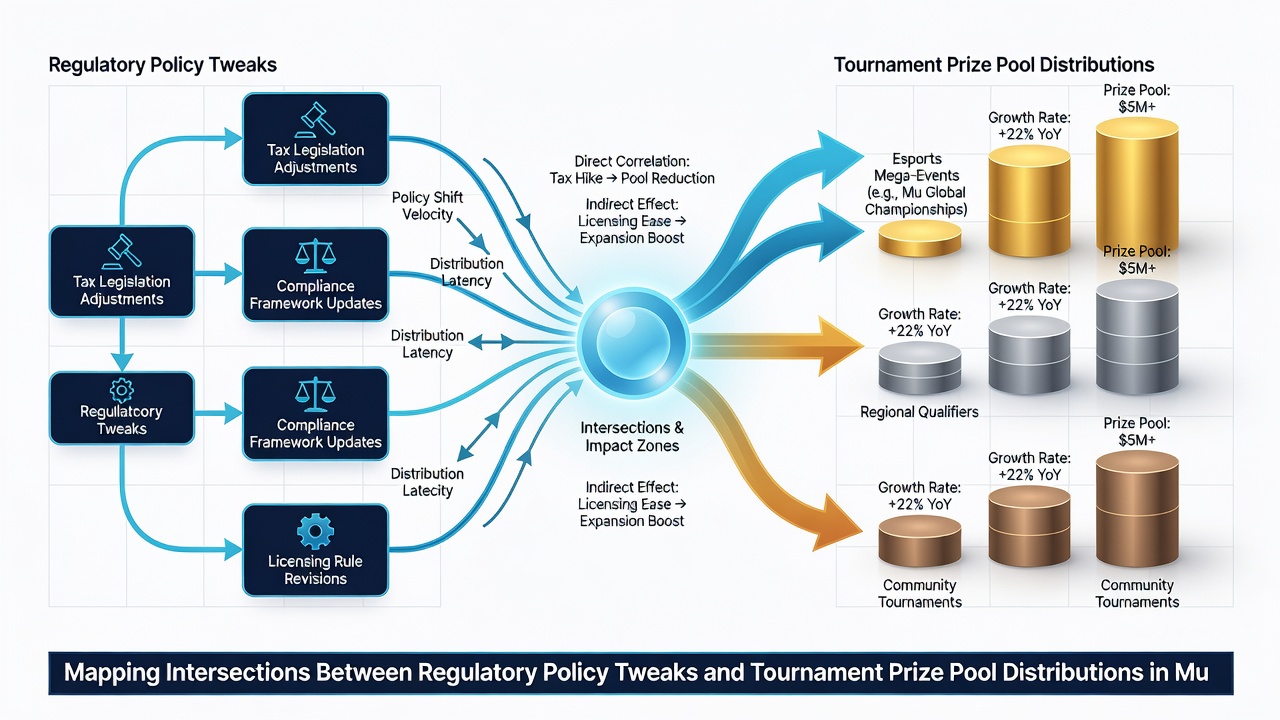 Interactive dashboard showing prize pool allocations across different languages and regulatory zones
