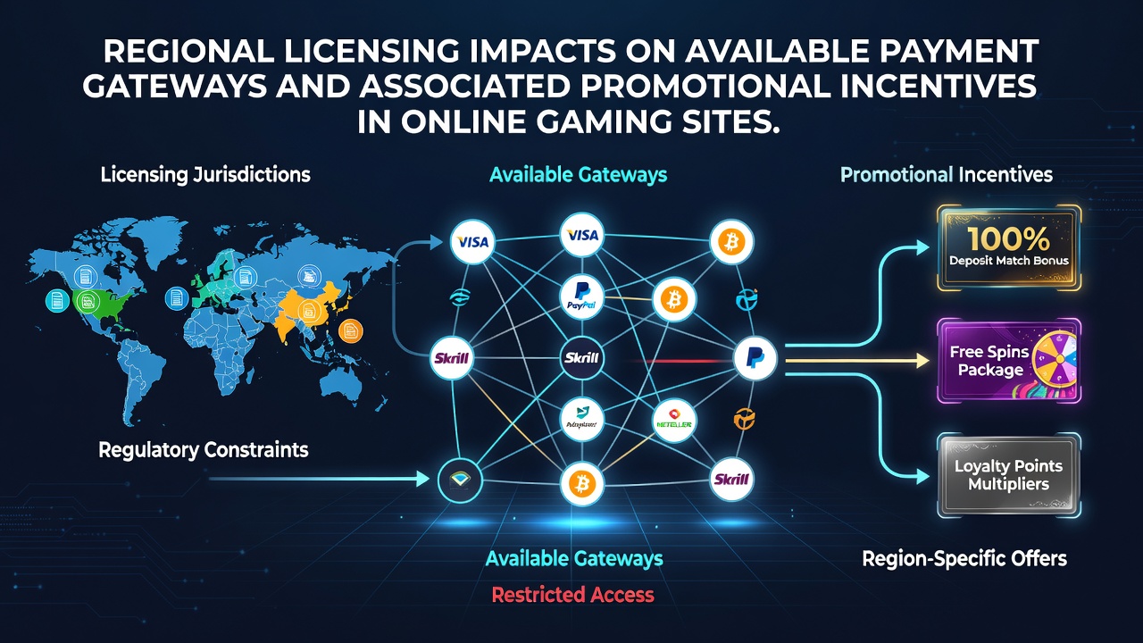 Regional licensing frameworks influencing payment gateway selections across international online gaming sites